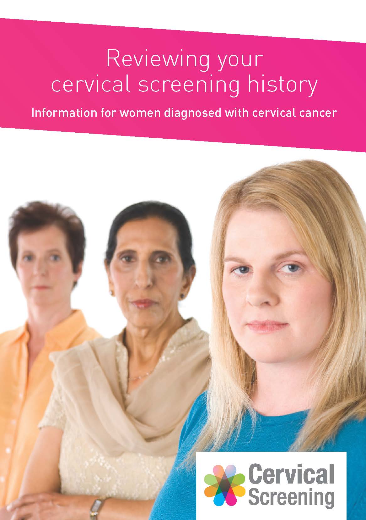 Reviewing your cervical screening history information for women